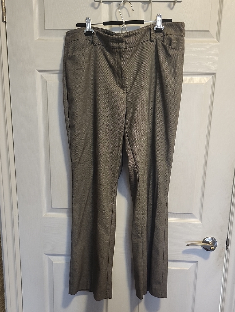 Classic Straight Leg Dress Pants - Brown